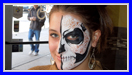 Lace Skull Face Painting