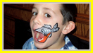 Fish Mouth Face Painting