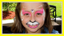 Jewel Kitty Face Painting