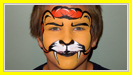 Lion Face Painting