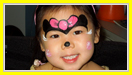 Minnie Face Painting