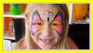 Butterfly Face Painting