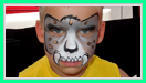 Sabertooth Tiger Face Painting