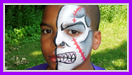 Baseball Beast Face Painting