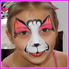 Kitten Face Painting