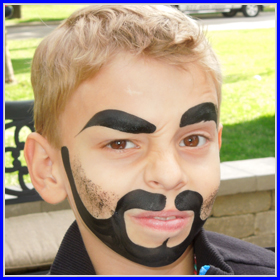 Beard Face Painting