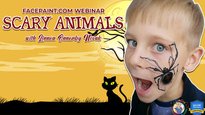 Scary Animals Face Painting Techniques with Linnéa Önnerby Novak Webinar