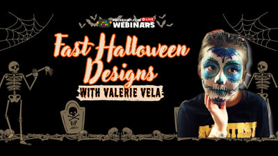 Fast Halloween Face Painting Designs with Valerie Vela Webinar