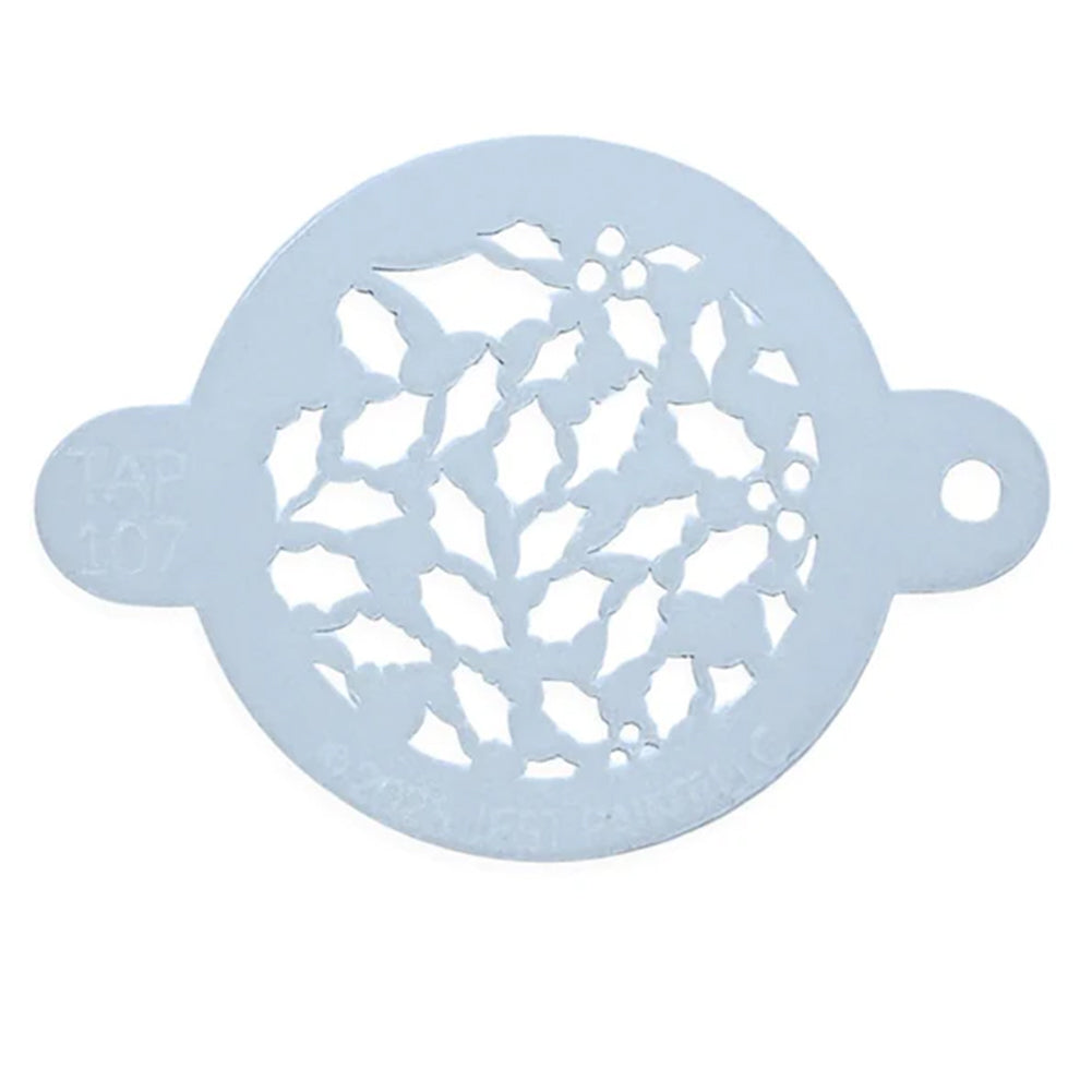 TAP Face Painting Stencil - Holly Leaf Pattern (107)